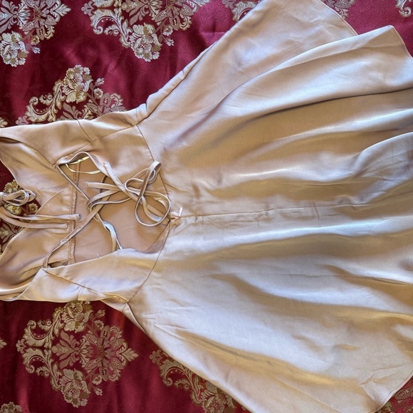Satin Mini Dress | Size 6 (Small) - Picture 6 of 9